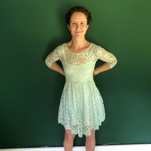 Free People Lace Dress sz 0